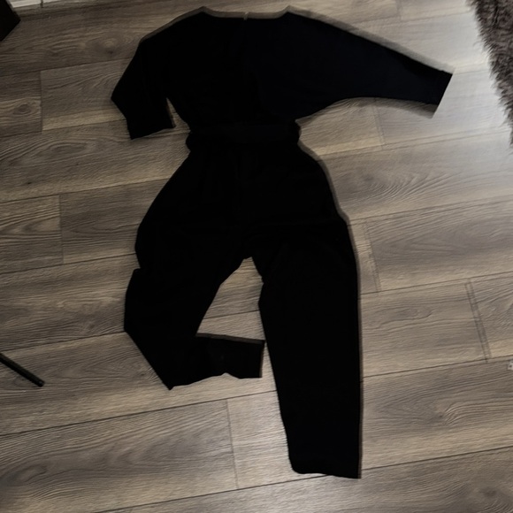 Anthropologie Sutton Ponte black one piece jumpsuit size small - Picture 6 of 16